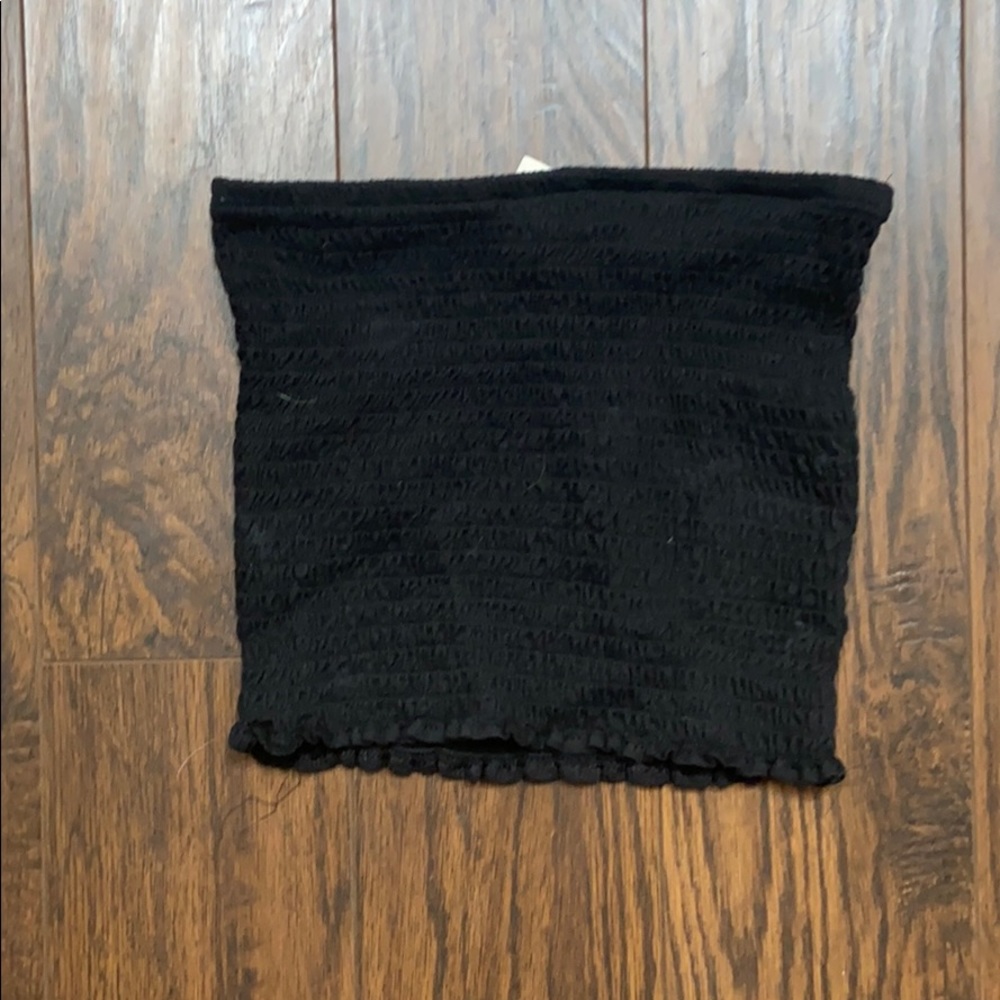 Strapless crop top